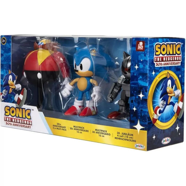 Jakks Sonic Figuren 10 cm 3 Stuks