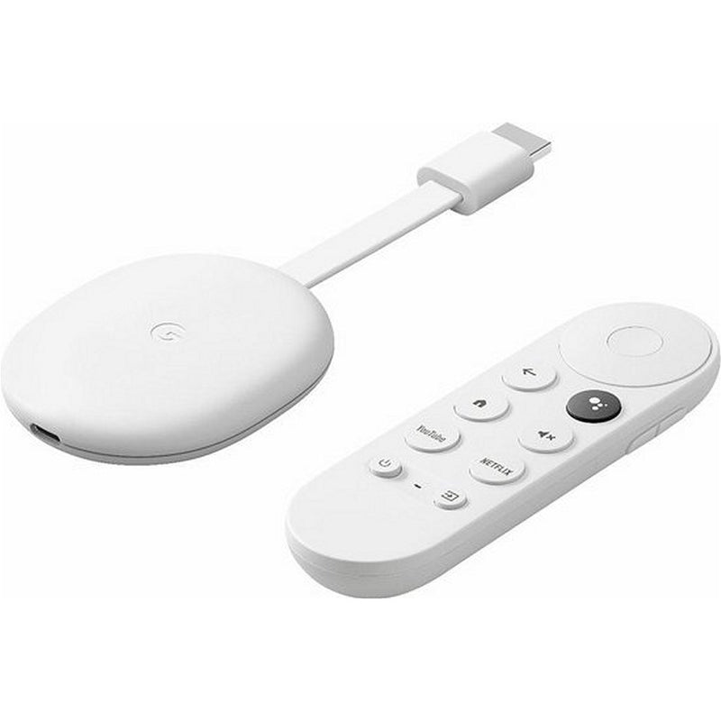Google Chromecast Digitaler Multimedia-Receiver met Google TV Wit