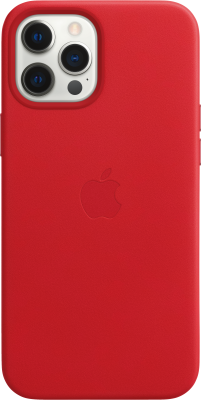 Apple IPhone 12 Pro Max Leder Case Mit MagSafe - (PRODUCT)RED Tassen/covers Telecom
