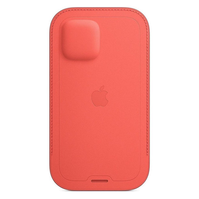 Apple iPhone 12/iPhone 12 Pro Leren Sleeve MagSafe Pink Citrus