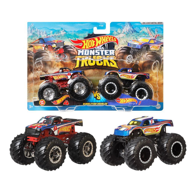 Hot Wheels Monster Trucks 2-Pack Assorti