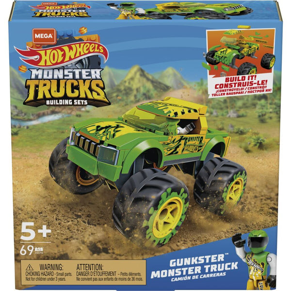 Mega Bloks Hot Wheels Monster Trucks Gunkster