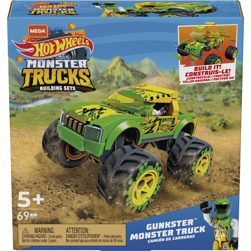 Mega Bloks Hot Wheels Monster Trucks Gunkster