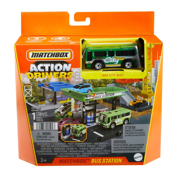 Matchbox Action Drivers Bus Station