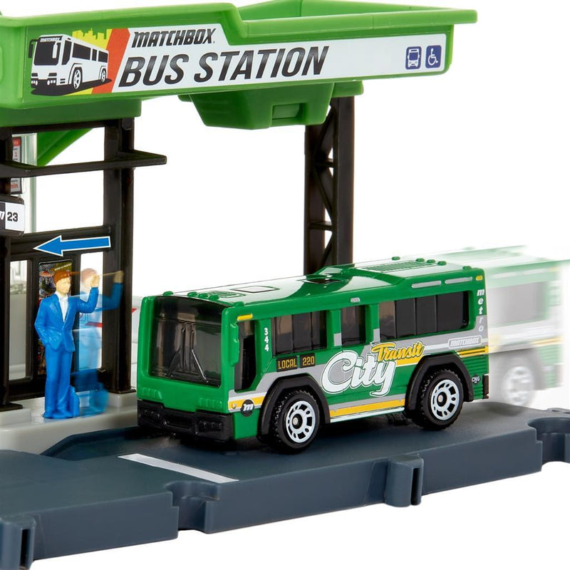 Matchbox Action Drivers Bus Station