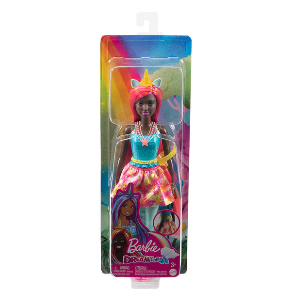 Barbie Dreamtopia Eenhoorn - rood haar gele hoorn