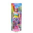 Barbie Dreamtoptia Eenhoorn - regenboog haar en blauwe hoorn