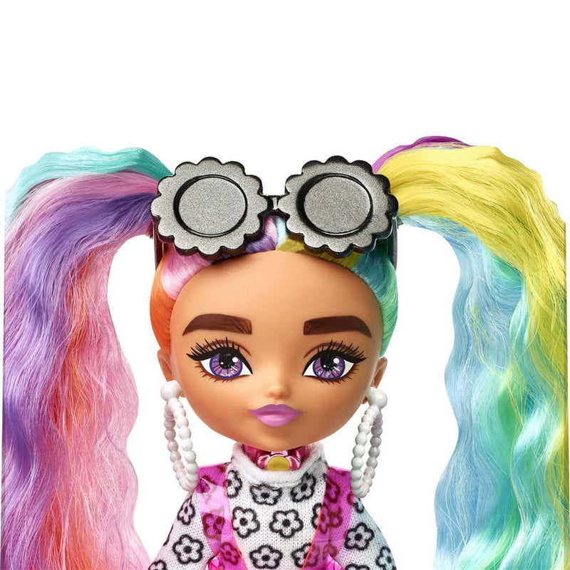 Barbie Extra Minis Pop Daisy Rainbow Pigtails