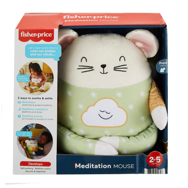Fisher Price Meditatie Knuffel Muis + Licht en Geluid