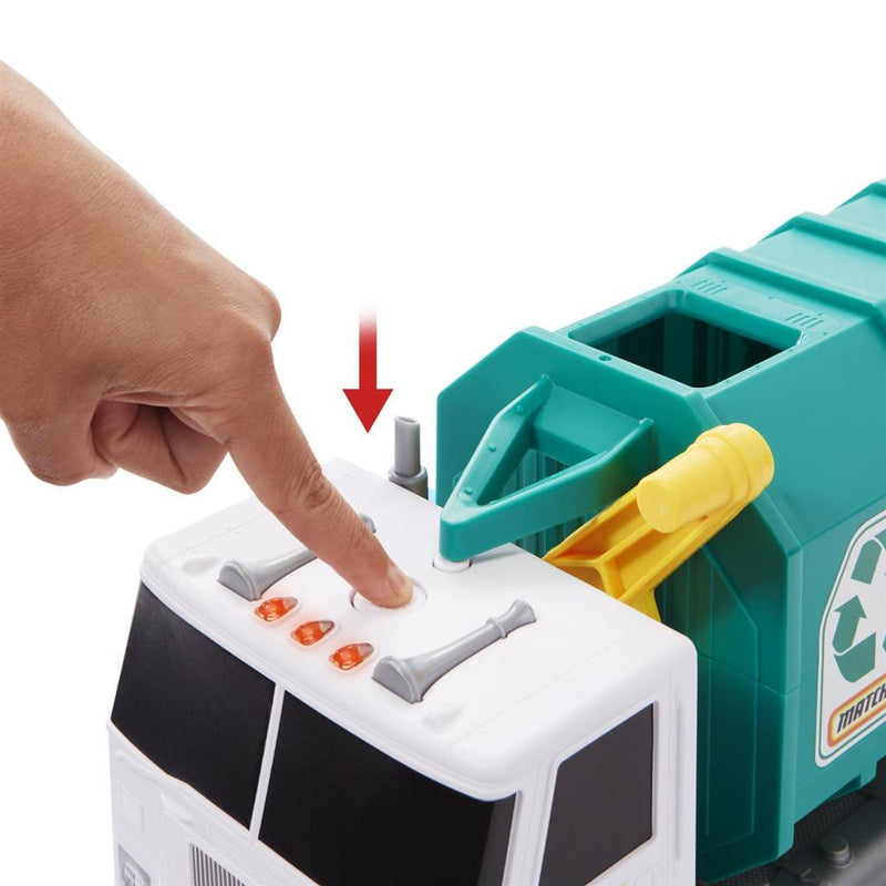 Matchbox Recycling Vuilniswagen + Licht en Geluid
