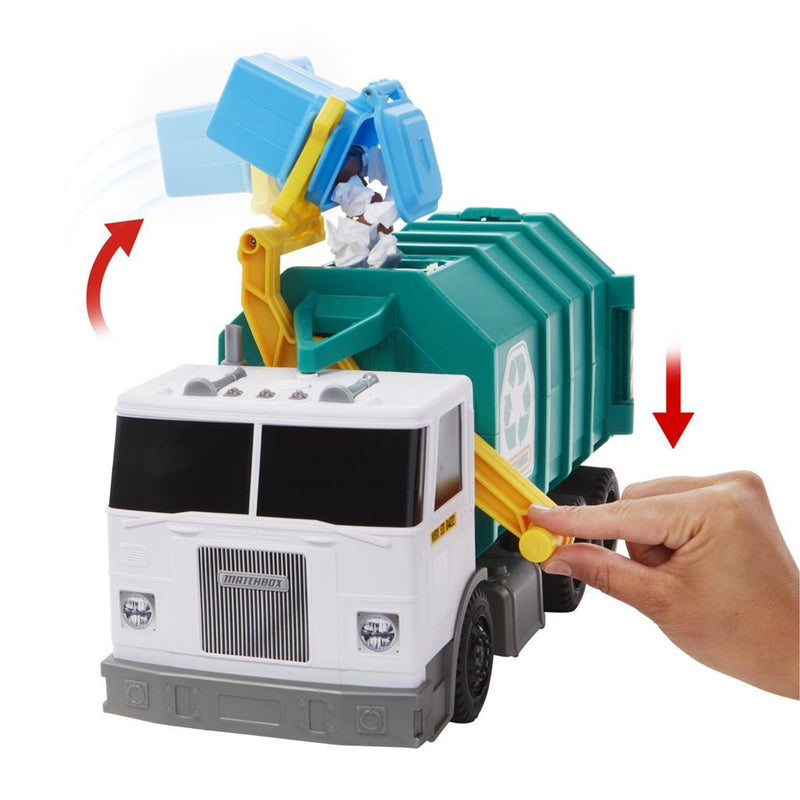 Matchbox Recycling Vuilniswagen + Licht en Geluid