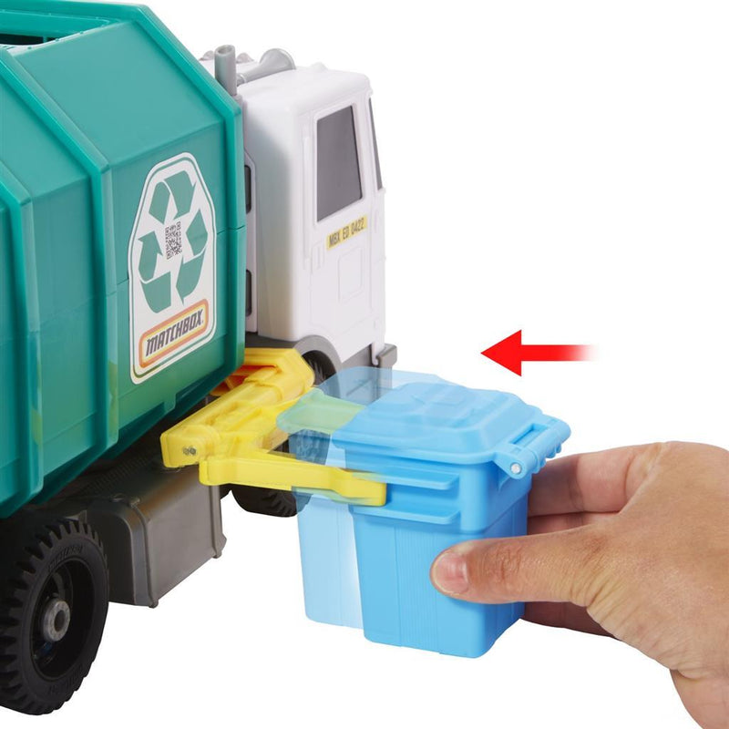 Matchbox Recycling Vuilniswagen + Licht en Geluid