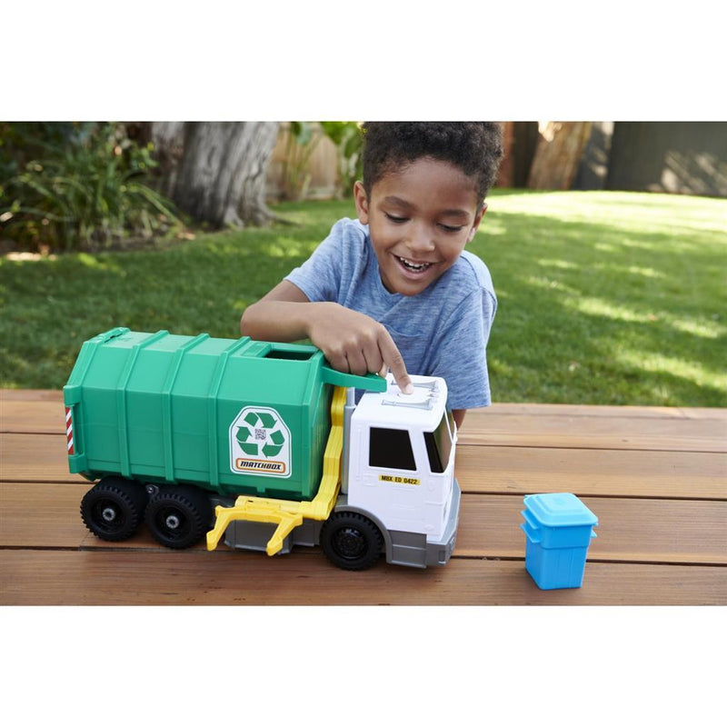 Matchbox Recycling Vuilniswagen + Licht en Geluid