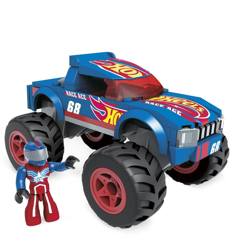 Mega Bloks Mega Construx Hot Wheels Monster Trucks Race Ace