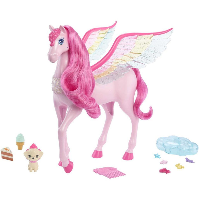 Barbie Dreamtopia Pegasus + Accessoires + Licht en Geluid
