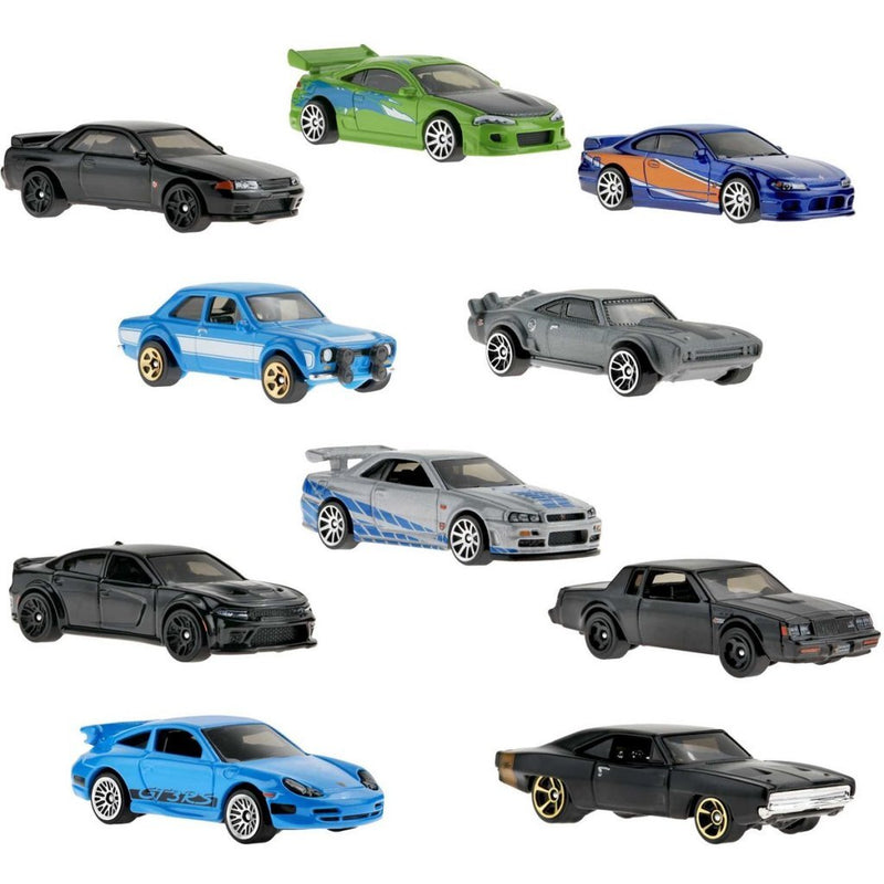 Hot Wheels Die-Cast Fast and Furious 10 Pack