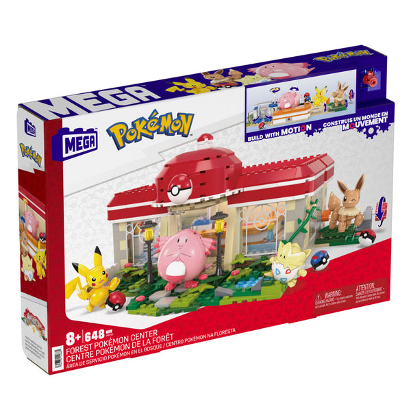 Mega Construx Pokémon Bouwset Pokémoncentrum in het Bos
