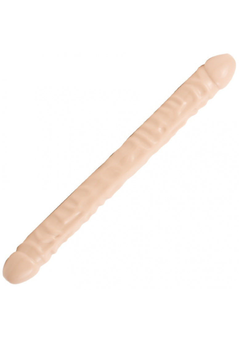 Veined Double Header - Dildo met Dubbele Uiteinden - 45 cm