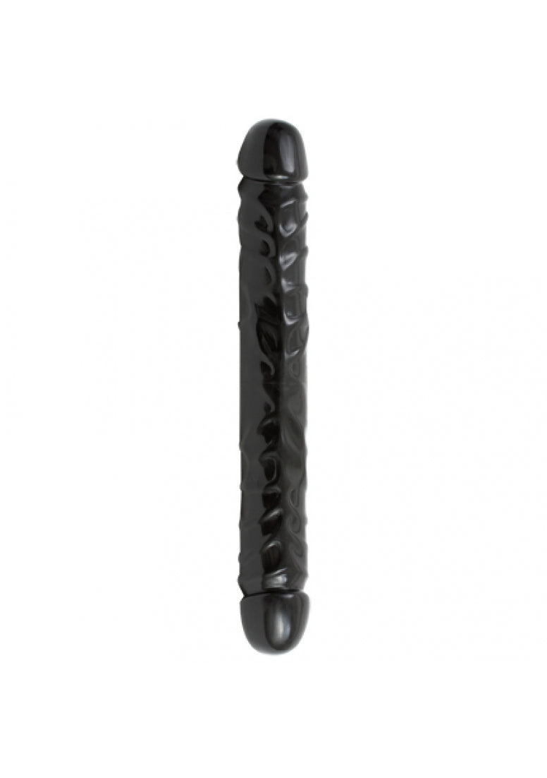 Jr. Veined Double Header - Dildo met Dubbele Uiteinden - 30 cm
