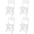 Progarden - 4 Tuinstoelen Komodo - wit