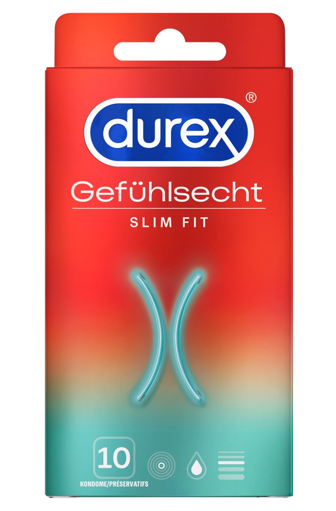 Durex Gefühlsecht Slim x 10