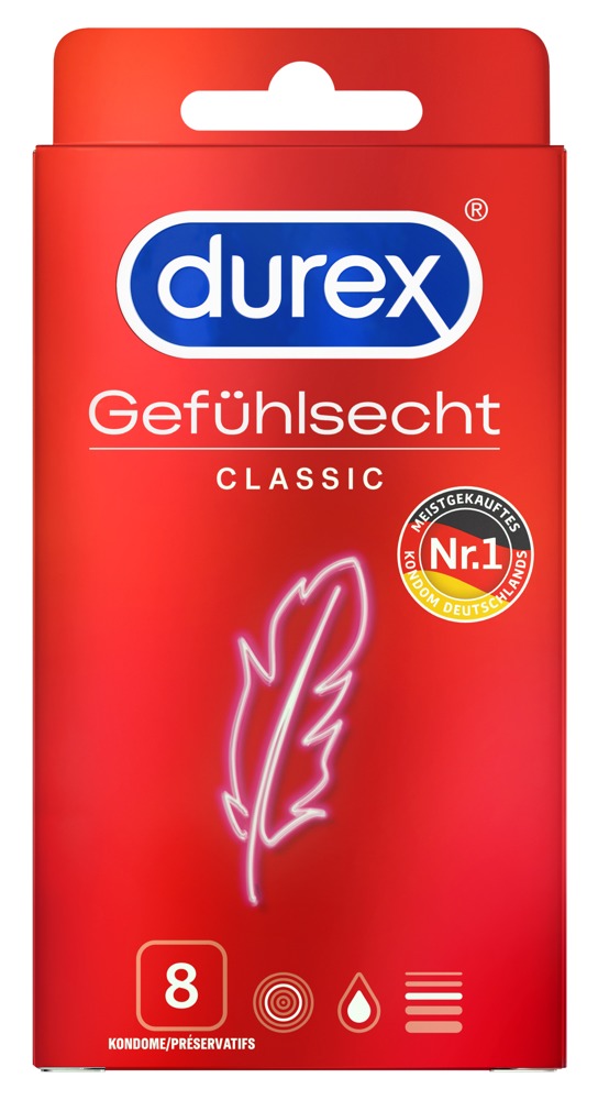 Durex Gefühlsecht Classic 8pcs