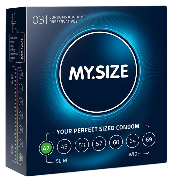 MY.SIZE Pro 47 mm Condooms - 3 stuks