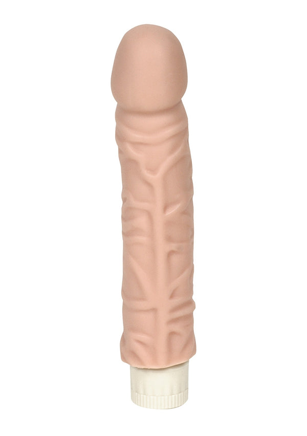 Bibberende lul - Realistische multispeed vibrator - 20 cm
