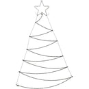 Verlichte Kerstboom - Wanddecoratie - 110cm