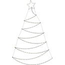 Verlichte Kerstboom - Wanddecoratie - 150cm