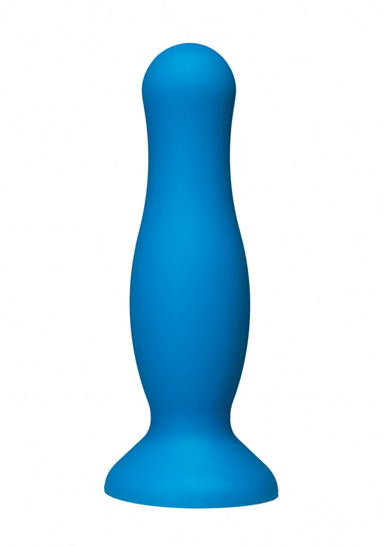 Mode - Siliconen anaalplug - 4,5 Inch - Blauw