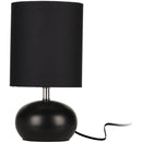 Tafellamp - 24 cm - zwart