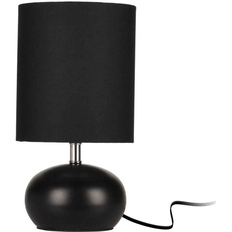 Tafellamp - 24 cm - zwart