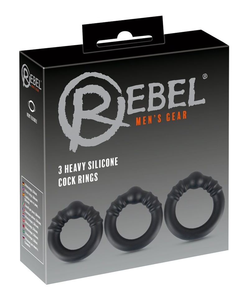 Rebel Silicone Steel Rings