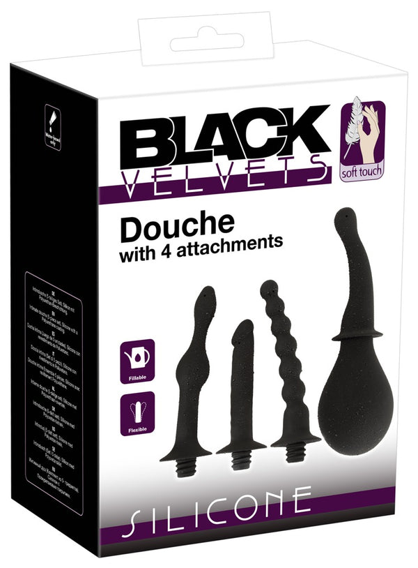 Black Velvets Douche with 4 at