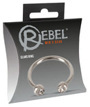 Rebel Glans Ring Silver