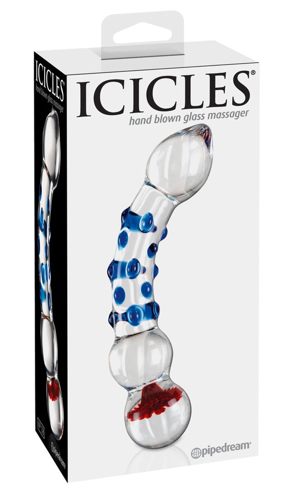 Icicles No. 18 Clear/Blue