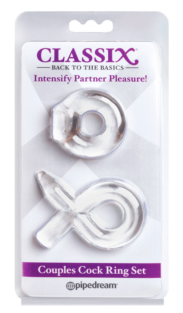 C Couples Cock Ring Set Clear