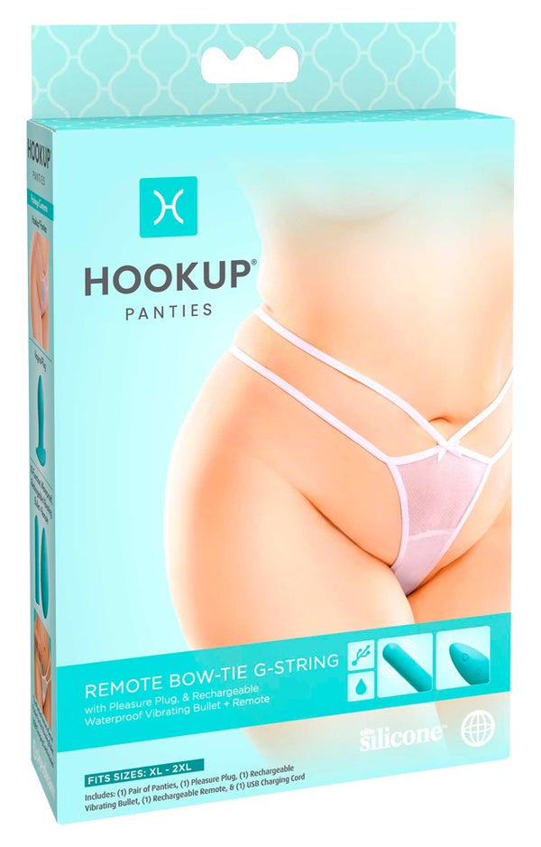 Remote Bow-Tie G-String XL-XXL