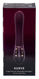 Hot Octopuss Kurve G-spot Vibrator - Plum