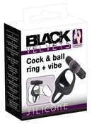 Black Velvets Cock + Ball Ring