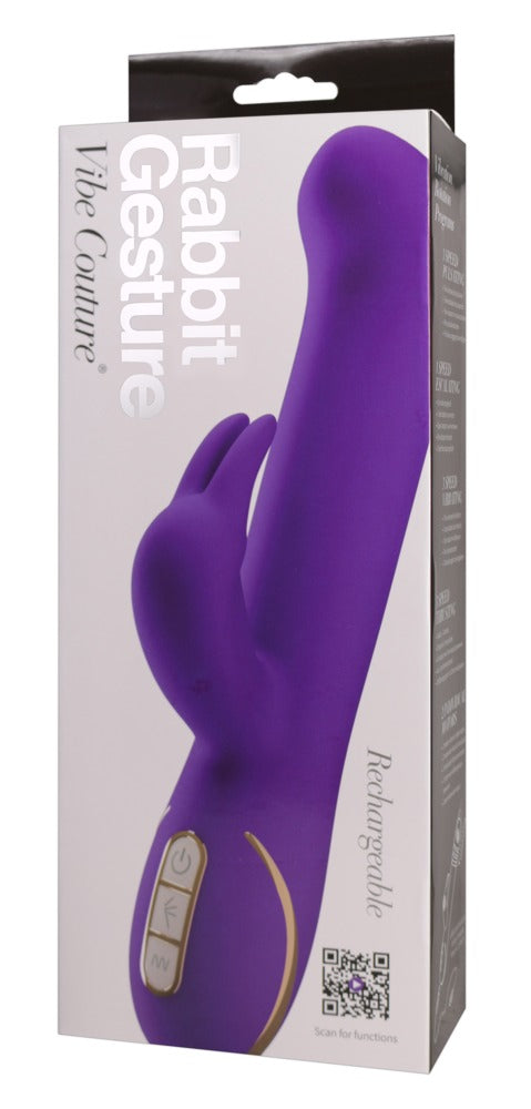 Rabbit Gesture G-Spot Vibrator - Paars