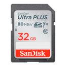 Sandisk SDHC Elite Ultra Plus 32.0GB 80MB/s CL10 Incl Rescue Pro