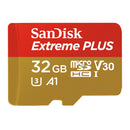 Sandisk MicroSDHC Extreme Plus 32GB 100mb / 90mb,U3,V30,A1
