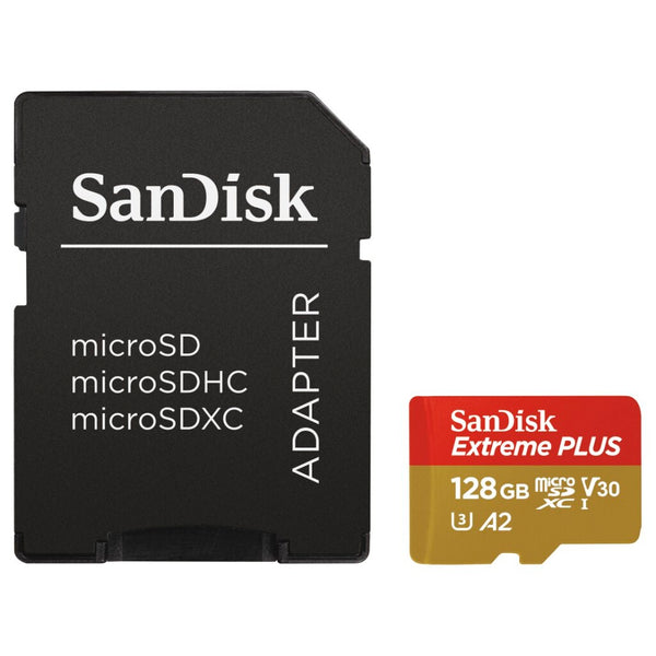 Sandisk MicroSDXC Extreme Plus 128GB 170mb / 90mb,U3,V30,A2