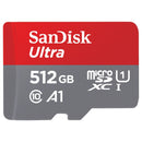 Sandisk MicroSDXC Ultra Android 512GB 120MB/s Class 10 A2