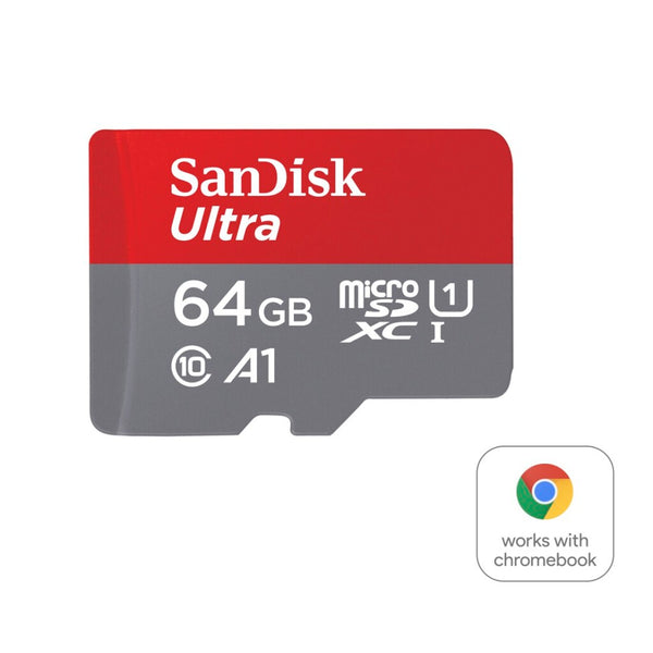 Sandisk MicroSDXC Ultra Android 64GB 120MB/s CL10 Chromebook