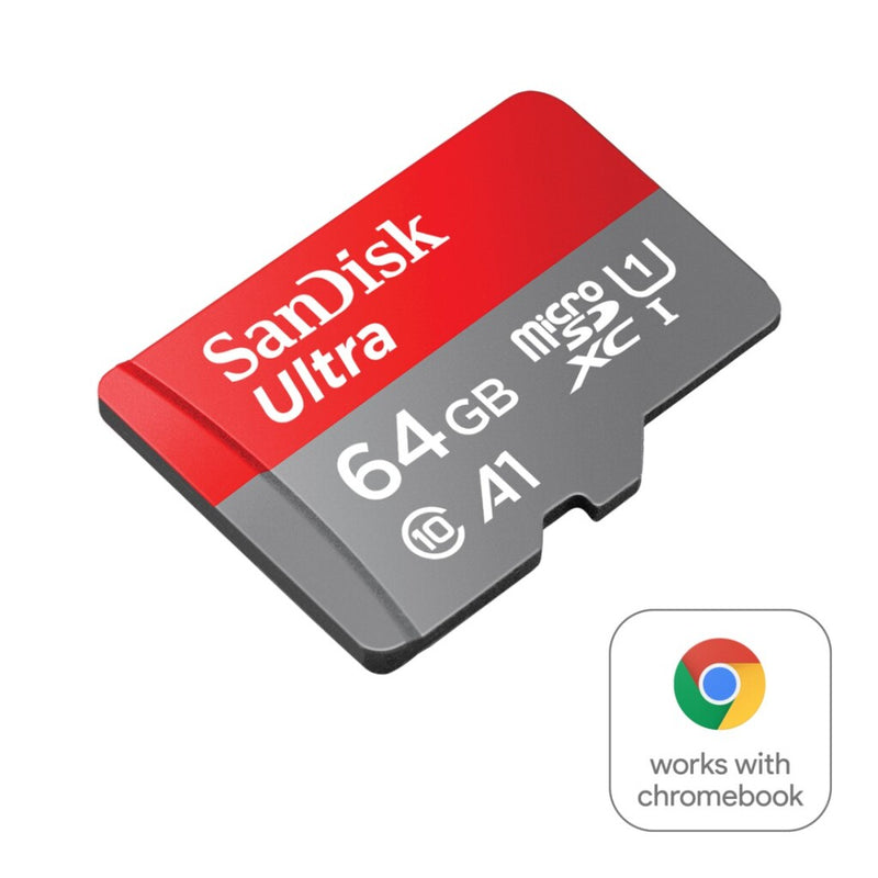 Sandisk MicroSDXC Ultra Android 64GB 120MB/s CL10 Chromebook