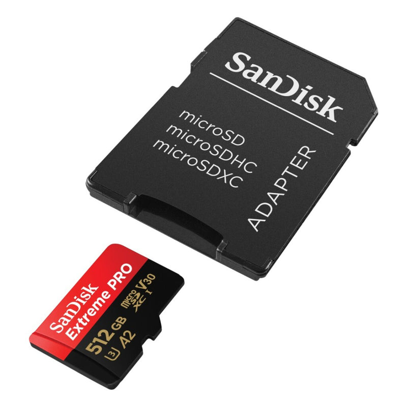 Sandisk MicroSDXC Extreme PRO 512GB 200/140 Mb/s - A2 - V3