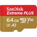 Sandisk MicroSDXC Extreme Plus 64GB 200/90 Mb/s - A2 - V30